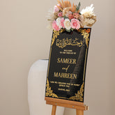 Acrylic Nikkah Sign Islamic Welcome Sign